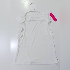 Lilly Pulitzer Laina Top in Resort White - Brand New with Tags